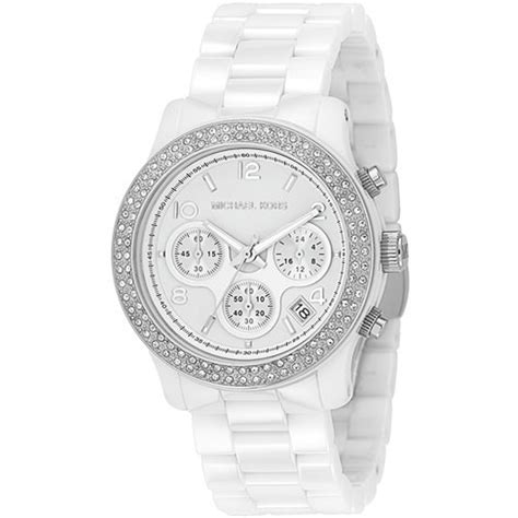 Michael Kors Ceramic Chronograph MK5188 Watch .